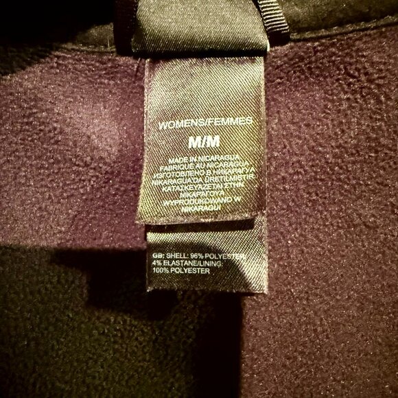 The North Face Apex Bionic Women's Black Soft Shell Full Zip Jacket Size Medium - Picture 3 of 5